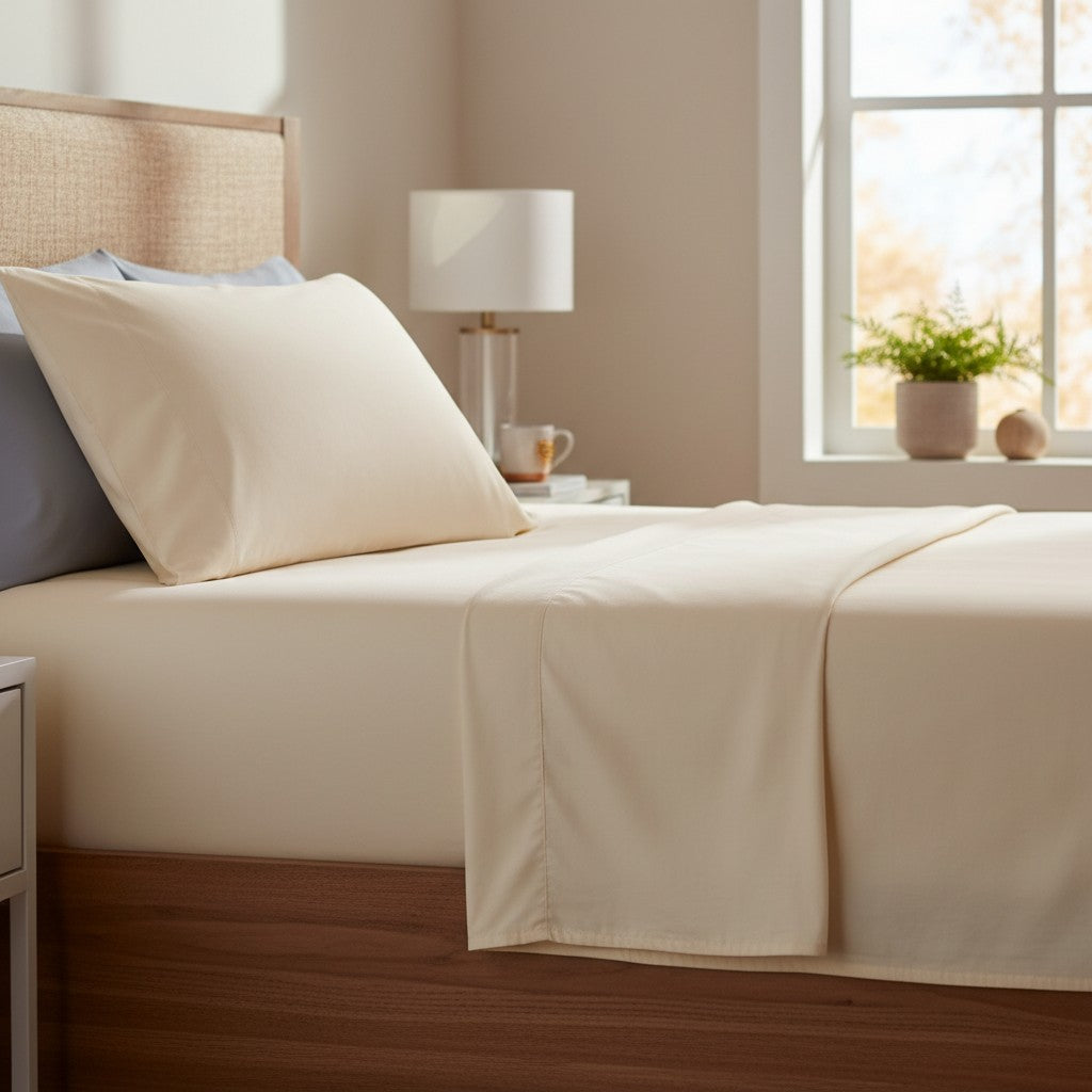 T-200 Blended Collection Percale Sheets-6