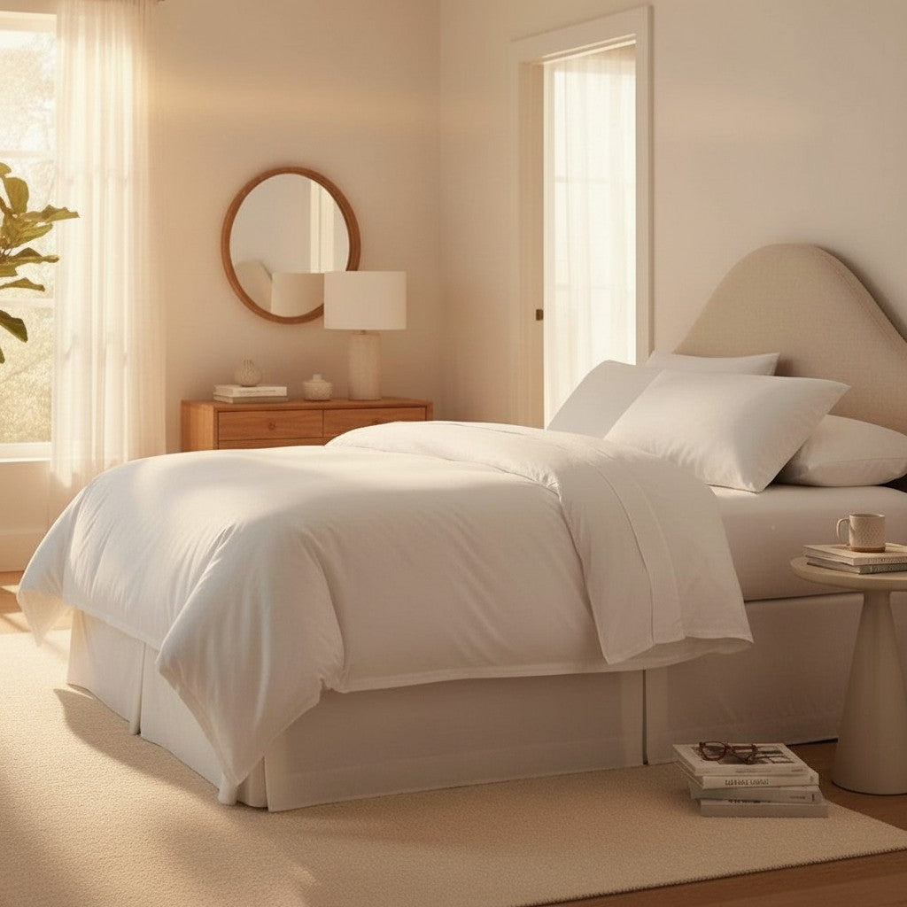 T-250 Blended Collection Mercerized Satin Weave Sheets-5