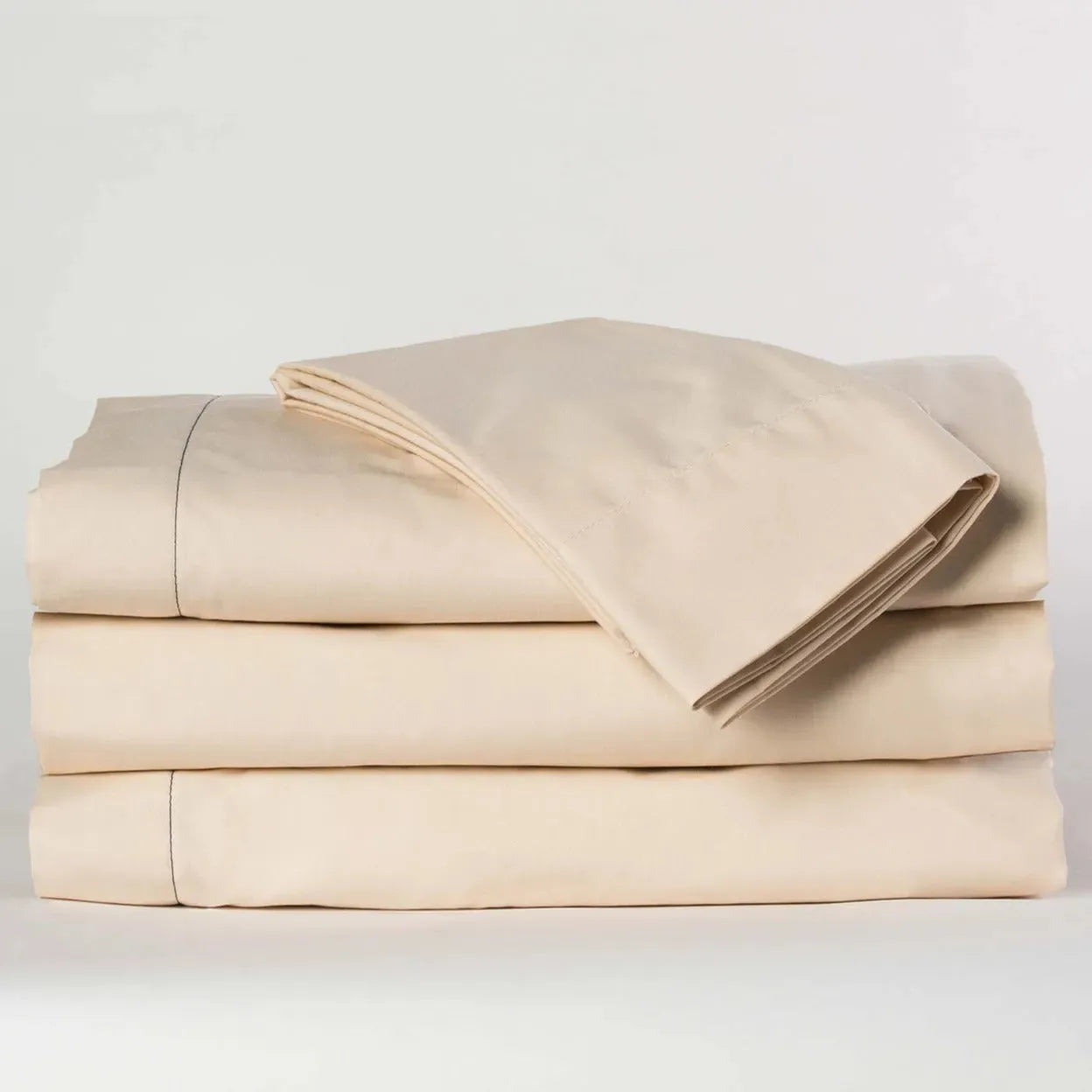 Premium Percale Bed Sheets - T-300 Blended Cotton Poly Hotel Quality-2