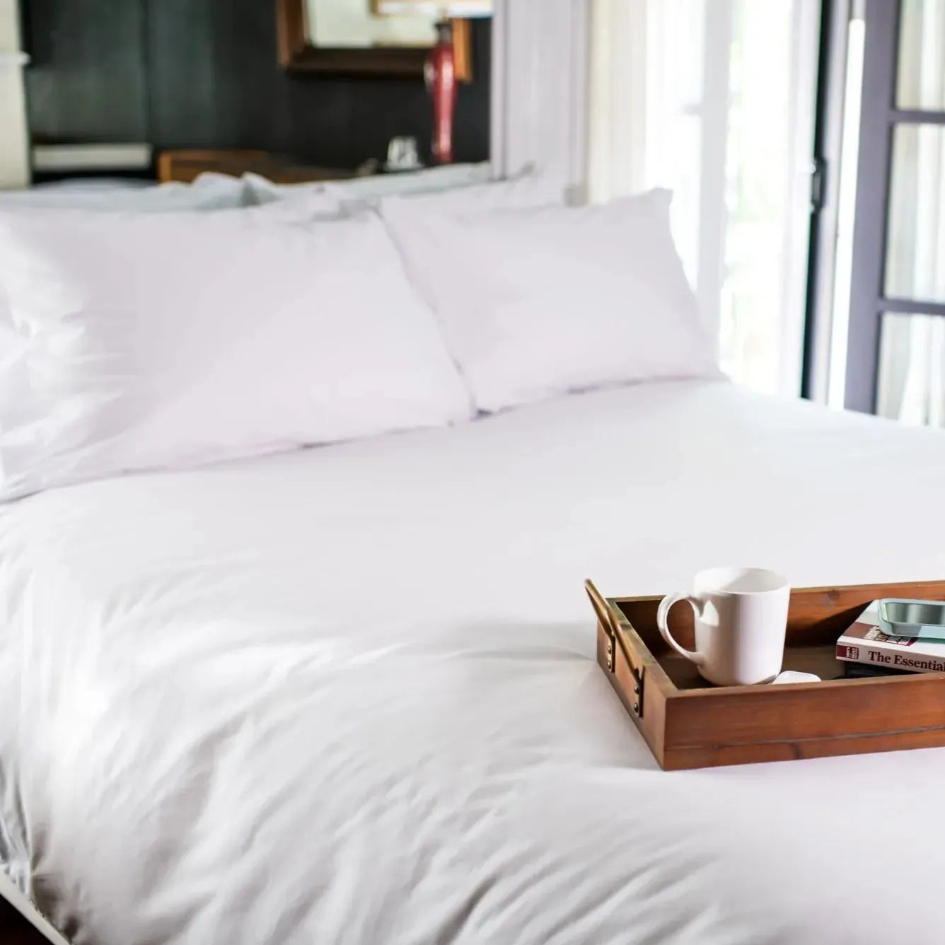 T-300 White Combed Cotton Sheets-3