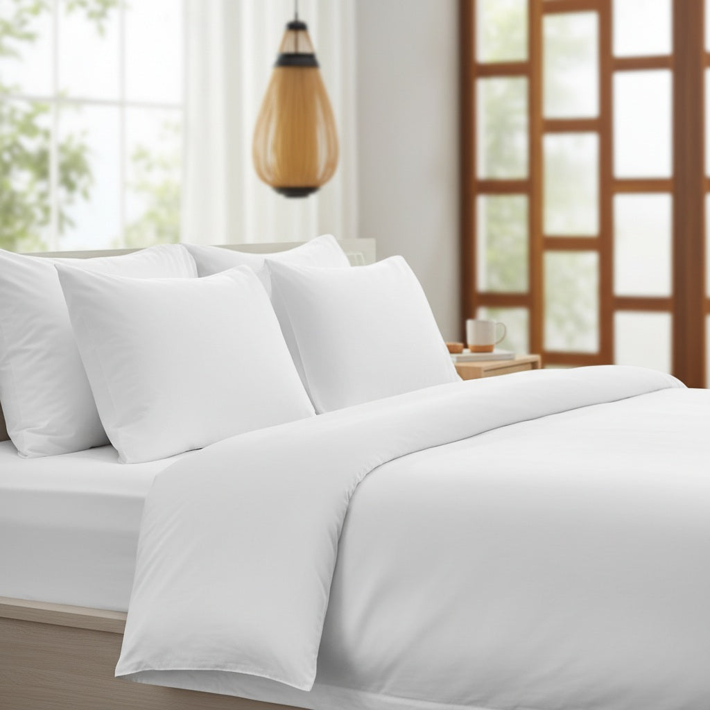 T-400 Mercerized Cotton Blend Satin Bed Linen-2