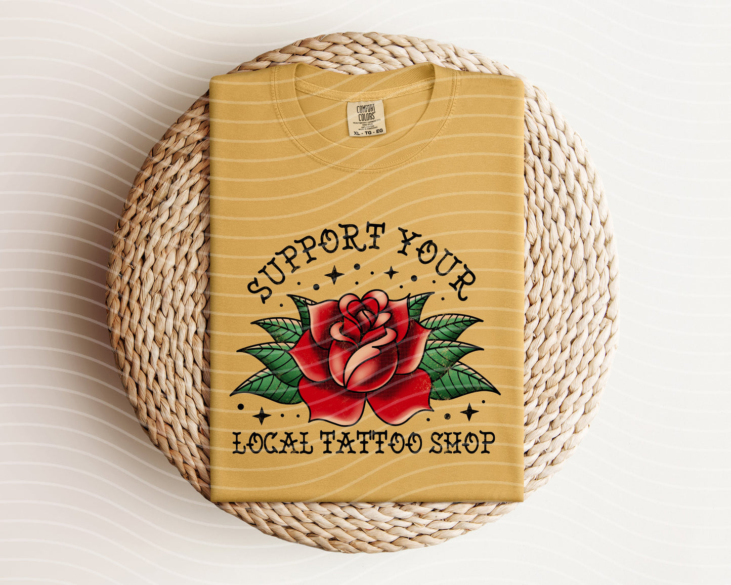 Support Your Local Tattoo Shop Graphic Tee
