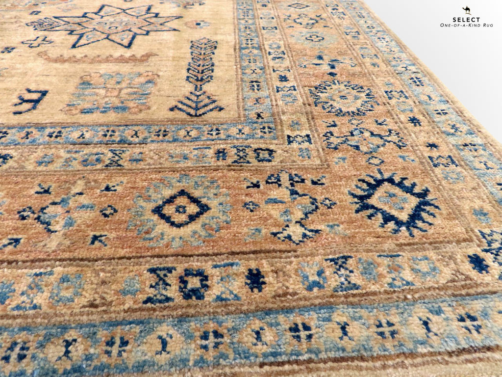 Antique-Washed Super Kazak 5x7 ivo/pch-1