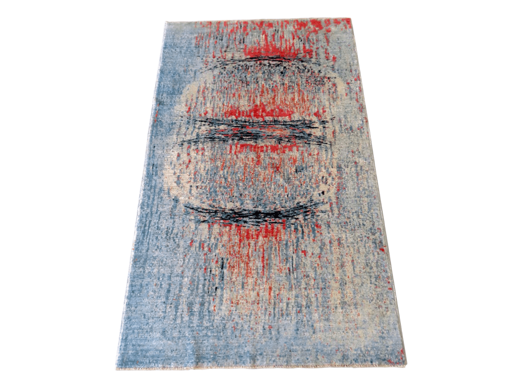 Contemporary Gabbeh (5x8) aqu/mt-0
