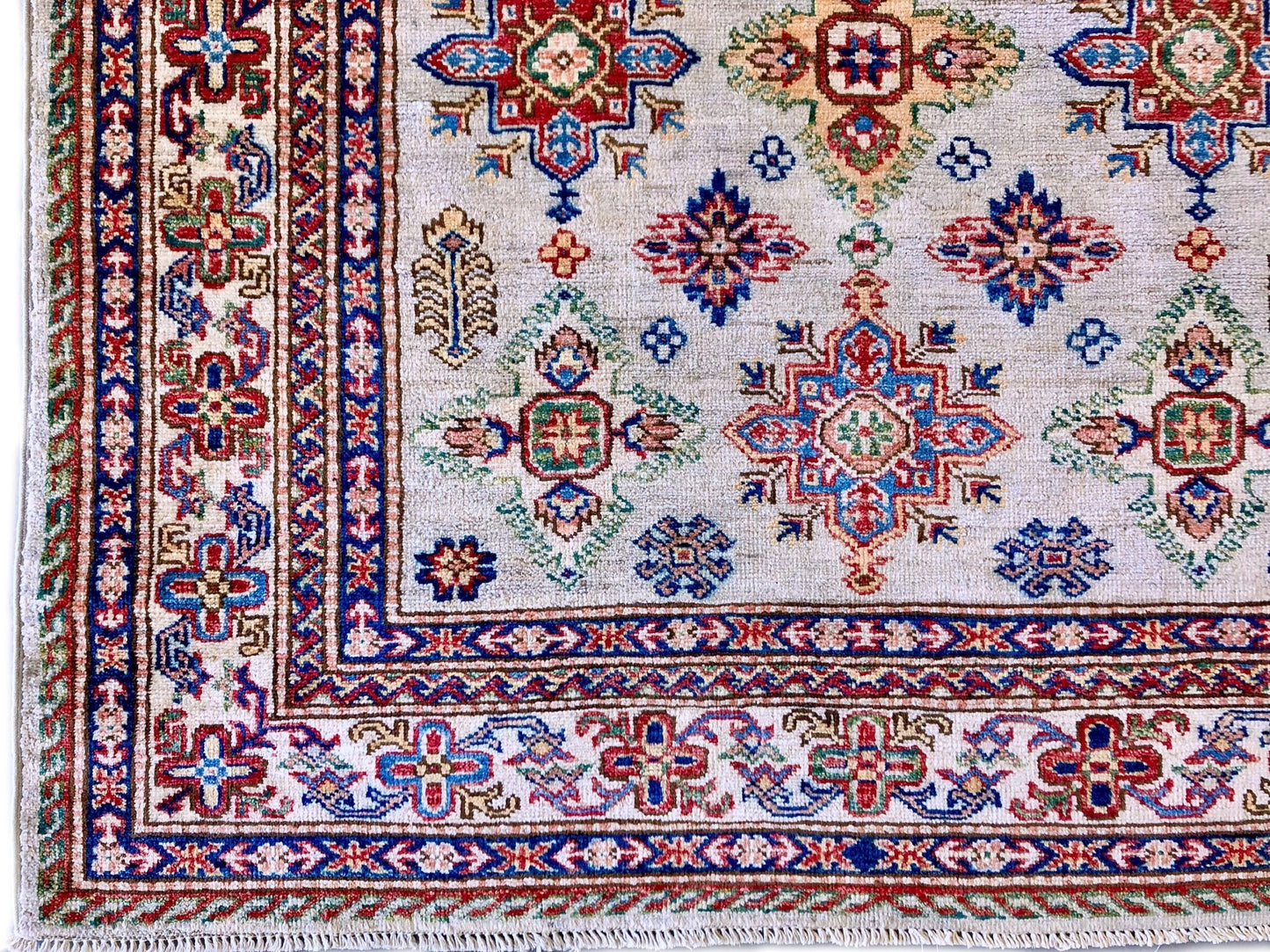 Super Kazak ivory 4x6-1