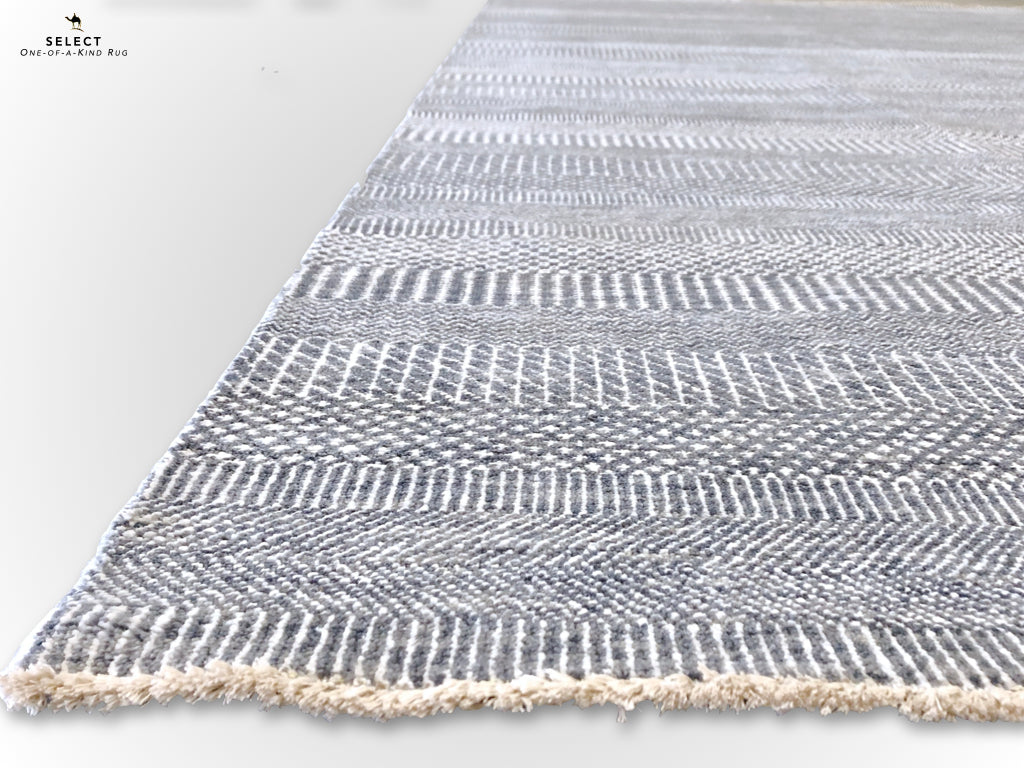 Durva - Grass Design (9'11"x14'00") gray/silver-2