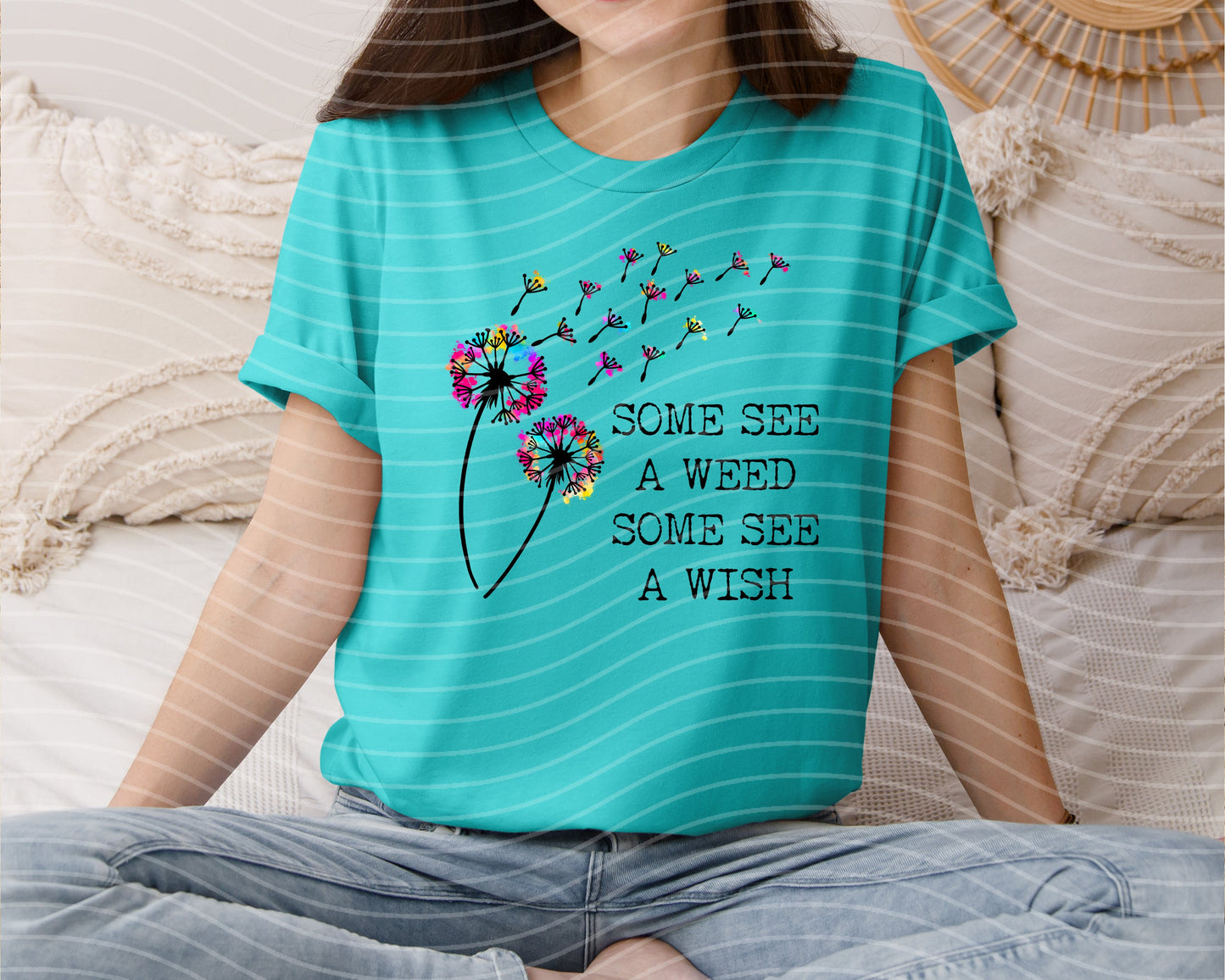 Some See a Weed Some See a Wish Graphic Tee