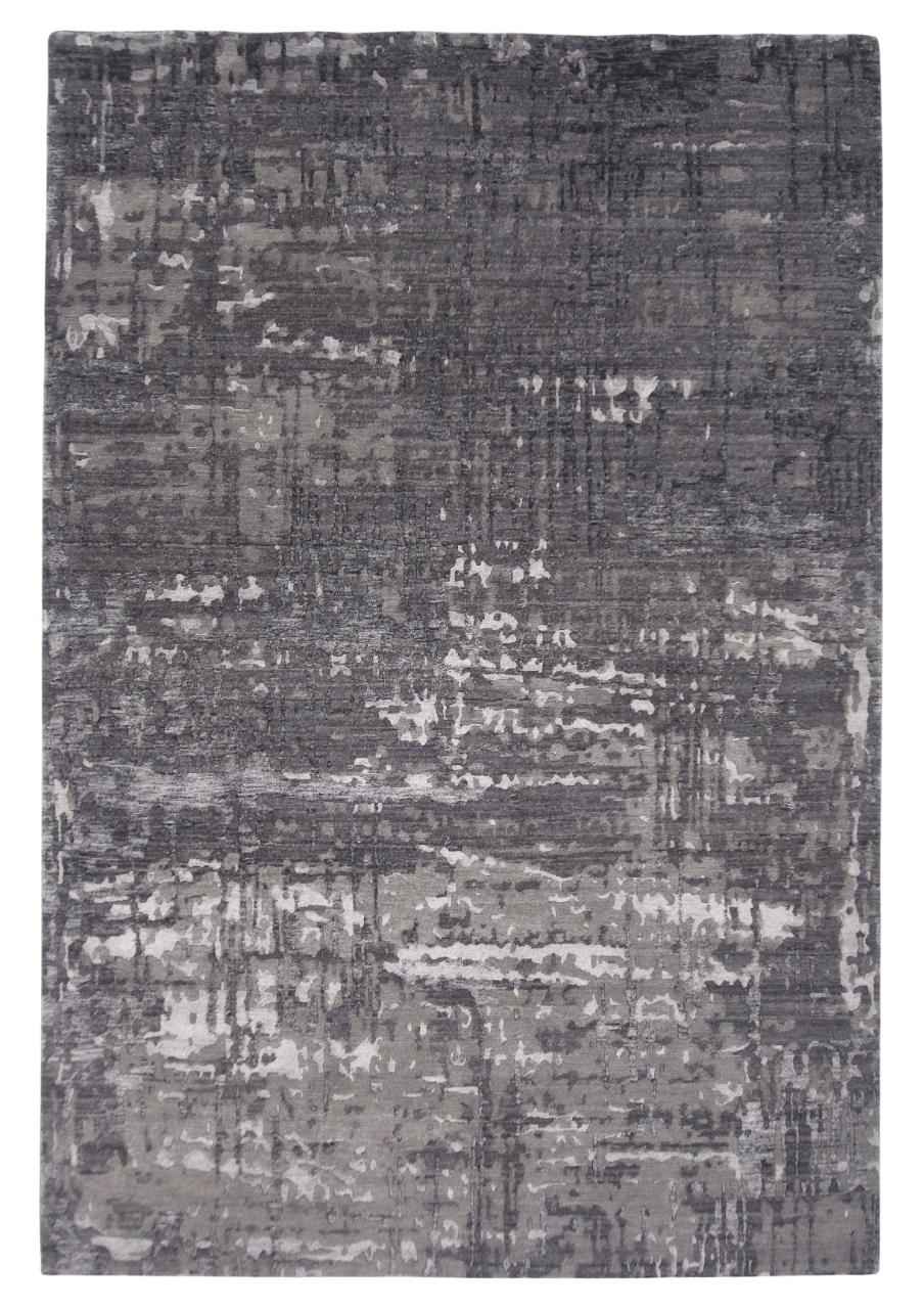 Modern, Carved Tibetan-Style 6x9 (dark gray)-0