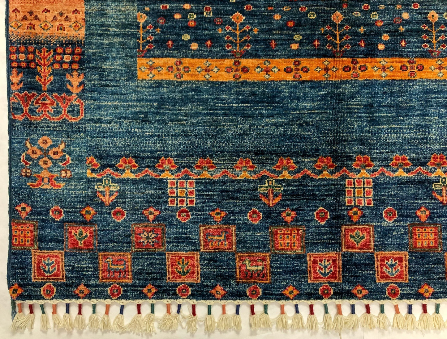 Gabbeh / Khorjin (4x6) blue/mt-1