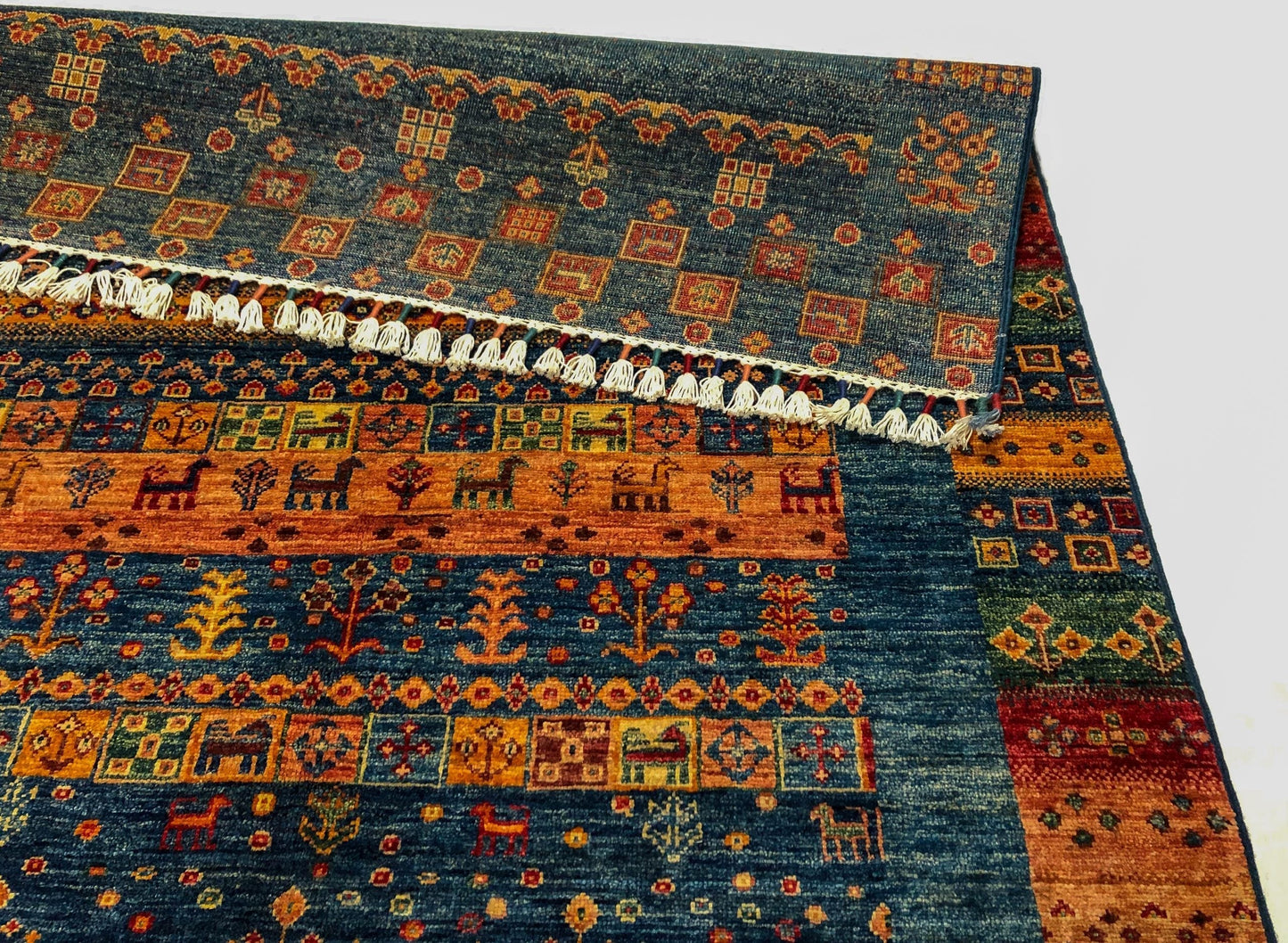 Gabbeh / Khorjin (4x6) blue/mt-4