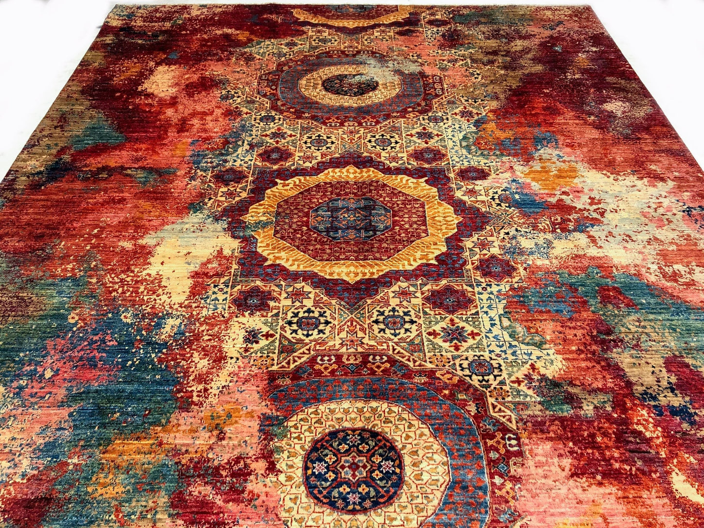Celestial Mamluk (9'09"x13'06") red/multicolor-3