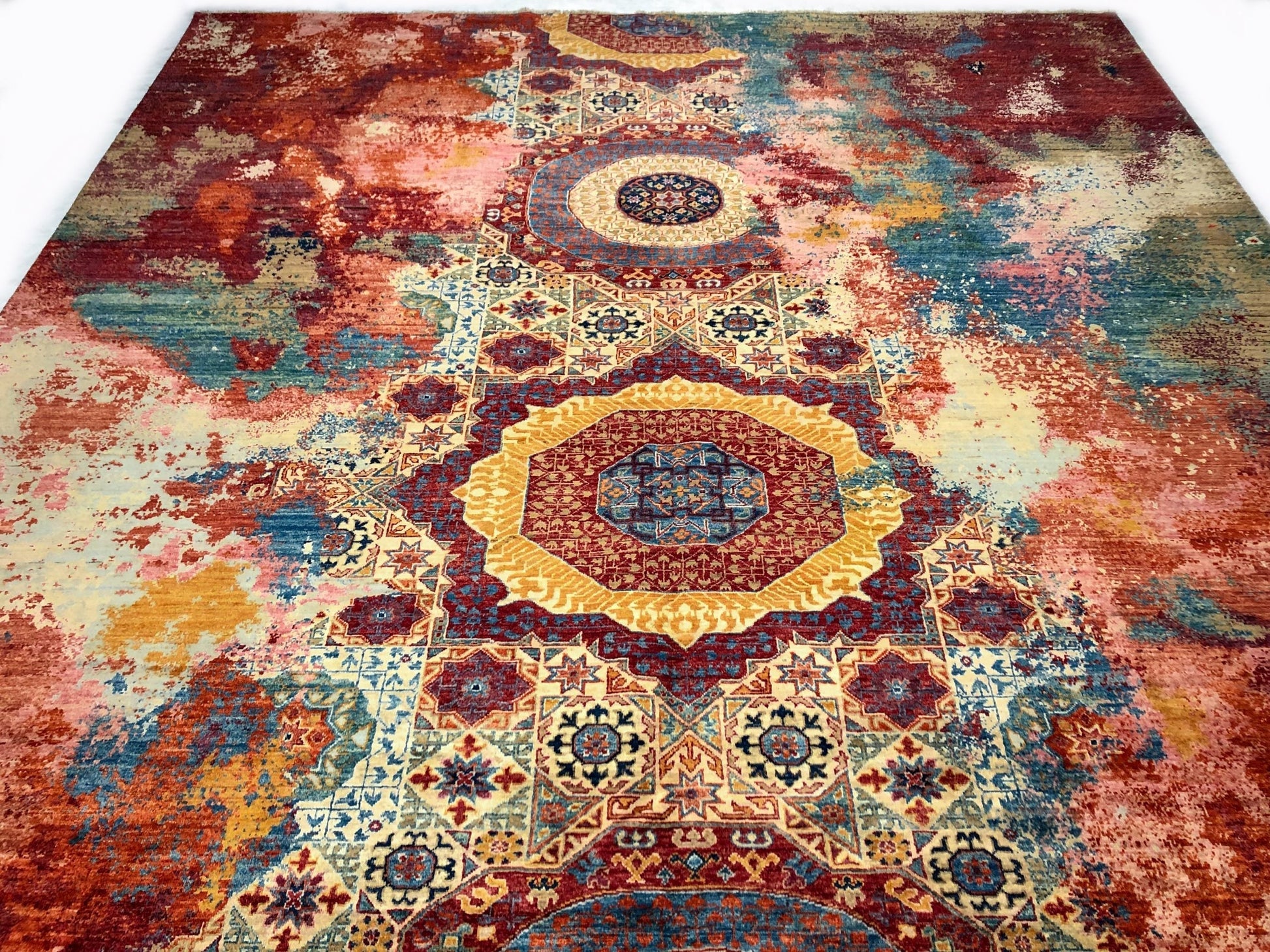Celestial Mamluk (9'09"x13'06") red/multicolor-4