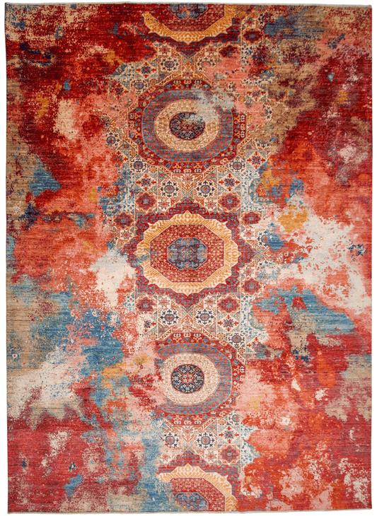 Celestial Mamluk (9'09"x13'06") red/multicolor-0