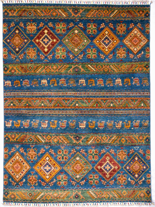 Khurjeen (5x7) blue-0