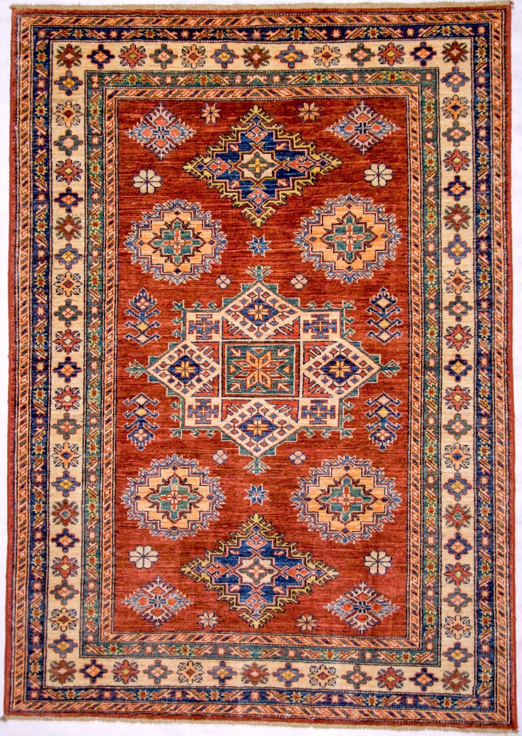 Super Kazak (4x6) red/ivory-0