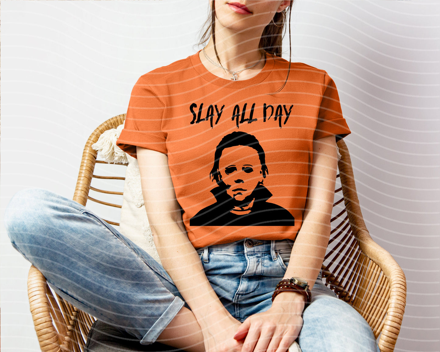 Slay All Day Halloween Graphic Tee