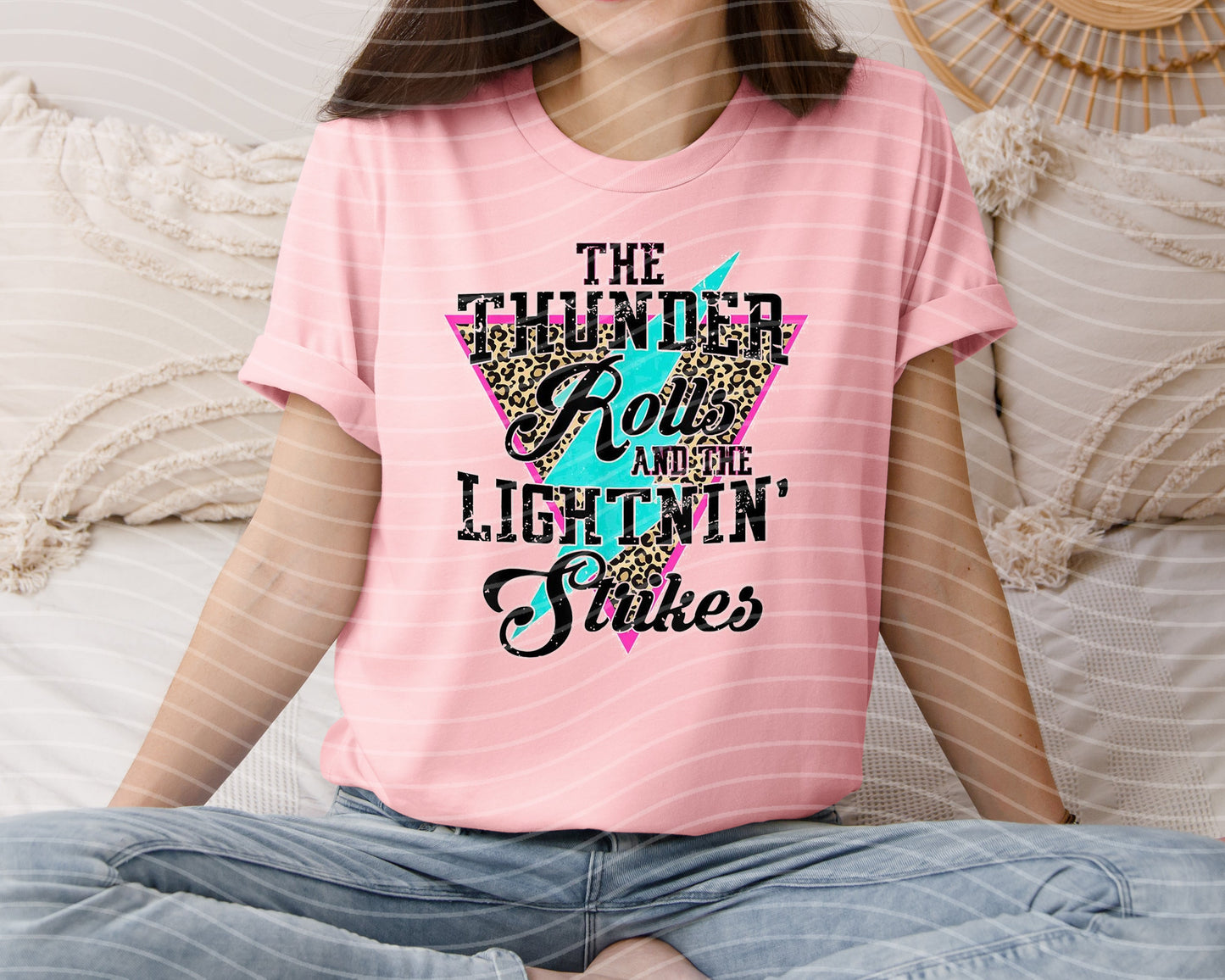 The Thunder Rolls and the Lightnin Strikes Graphic Tee