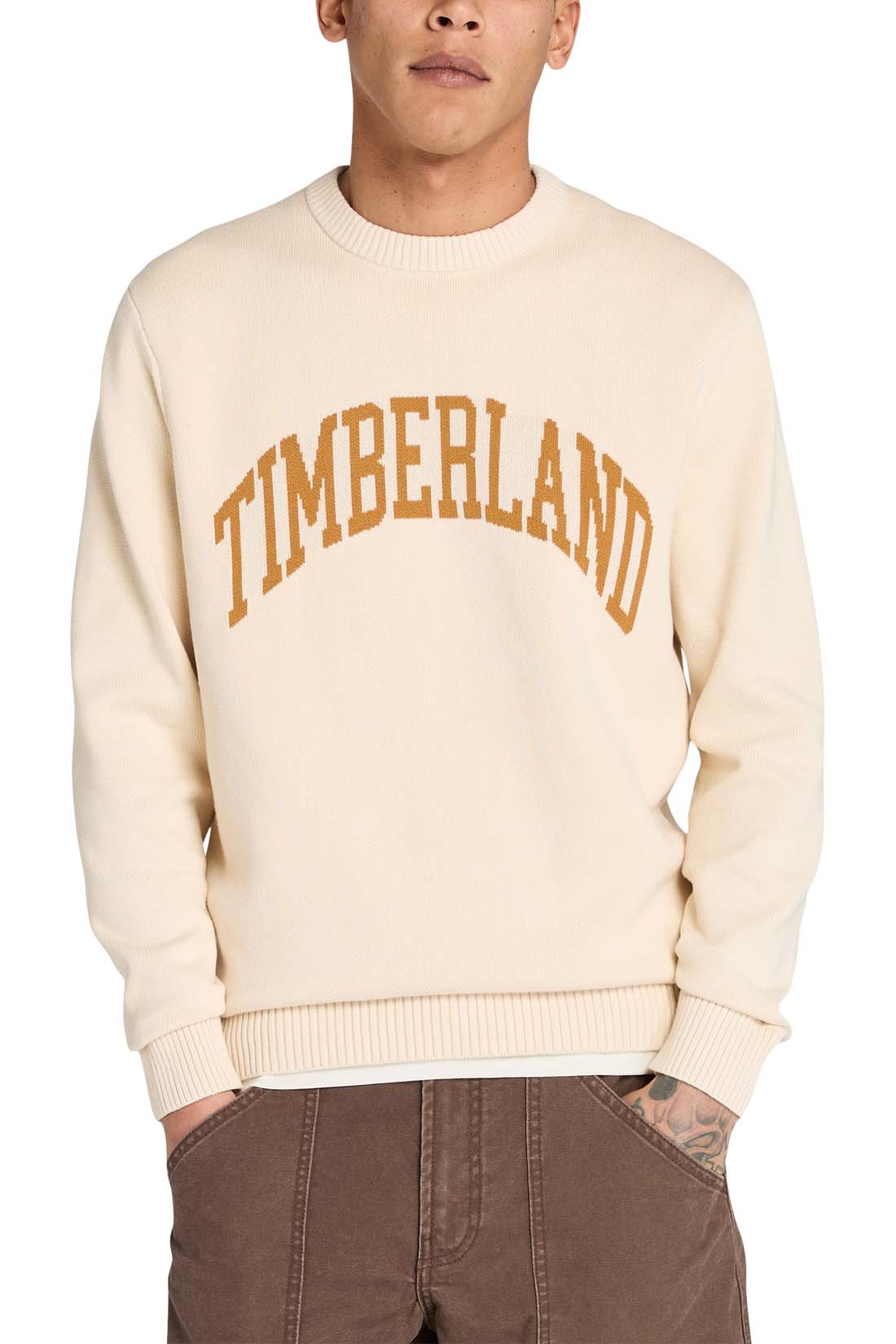 TIMBERLAND - Men's pullover with Timberland® graphic  - Size L-1