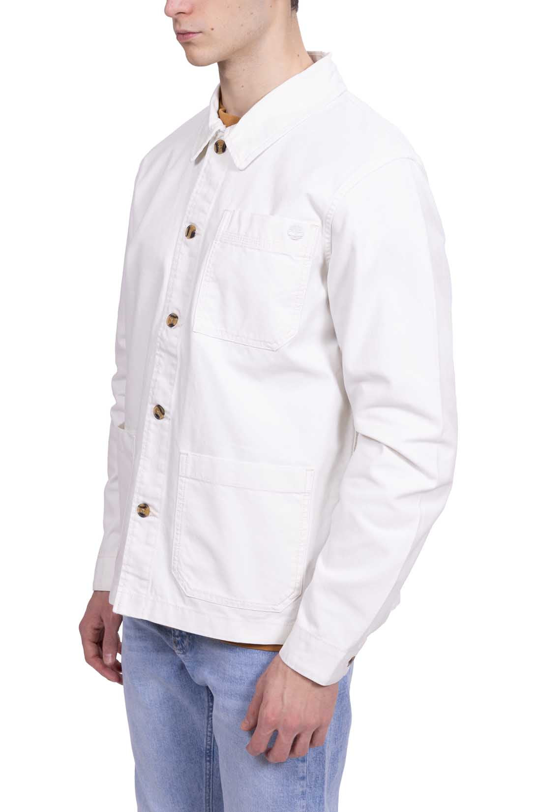TIMBERLAND - Men's Kempshire denim overshirt with logo-8