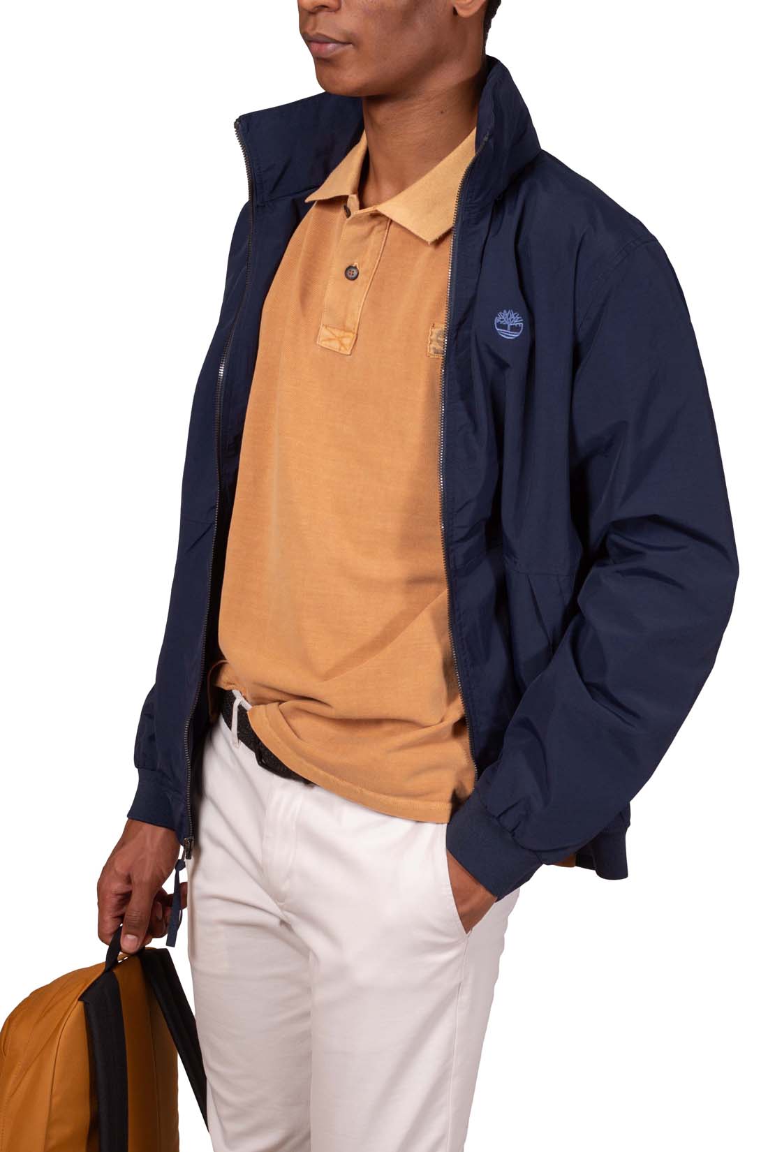 TIMBERLAND - Men's relaxed washed-effect polo shirt  - Size XXL-35