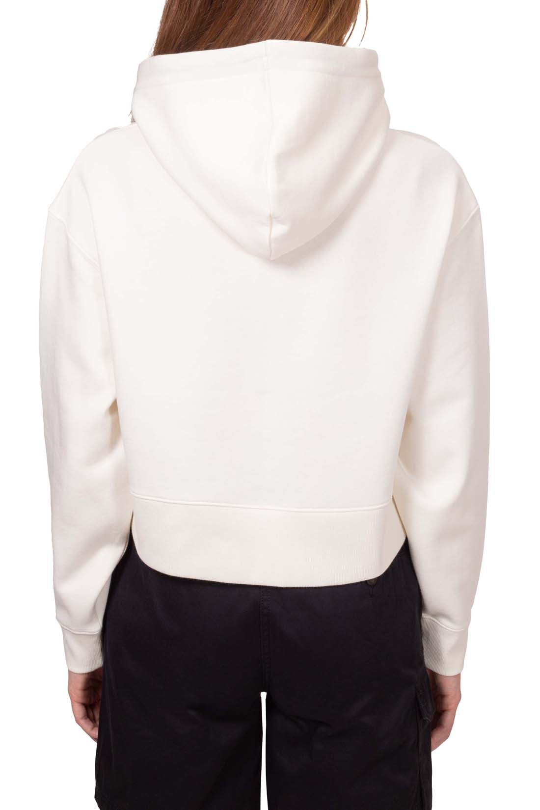 TIMBERLAND - Women's crop winter hoodie with signature logo-2
