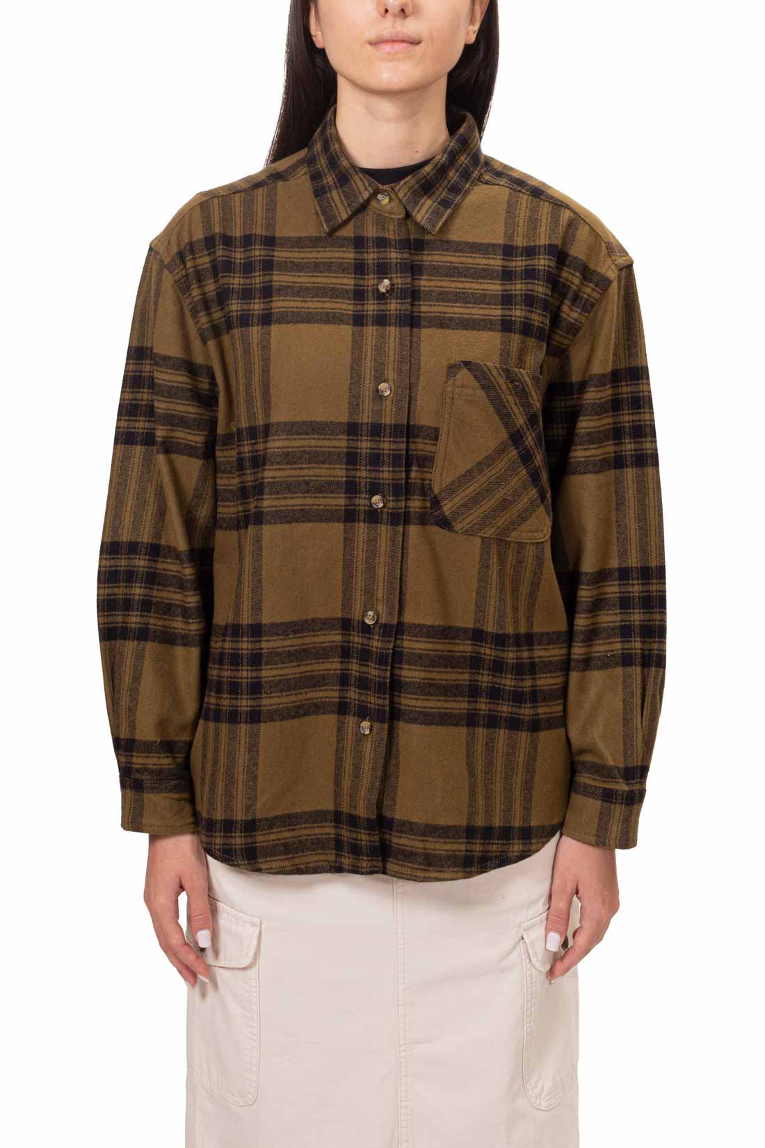TIMBERLAND - Women's relaxed flannel shirt-3