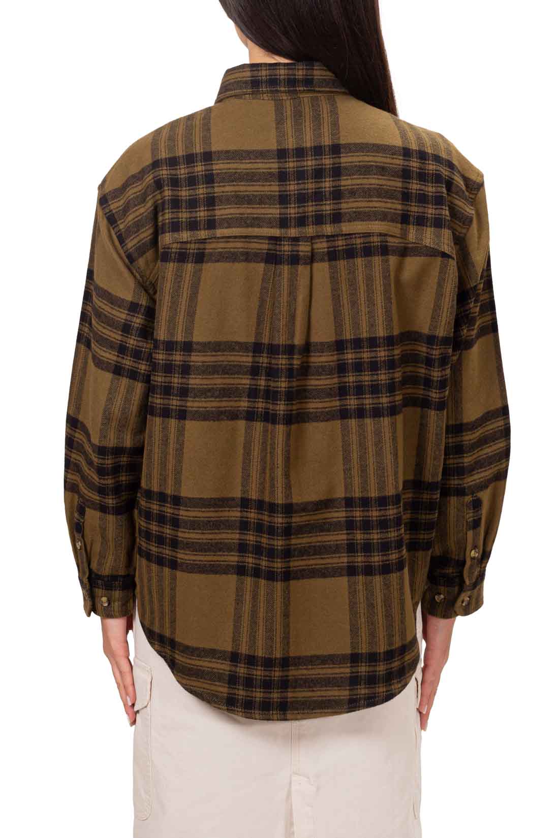 TIMBERLAND - Women's relaxed flannel shirt-6