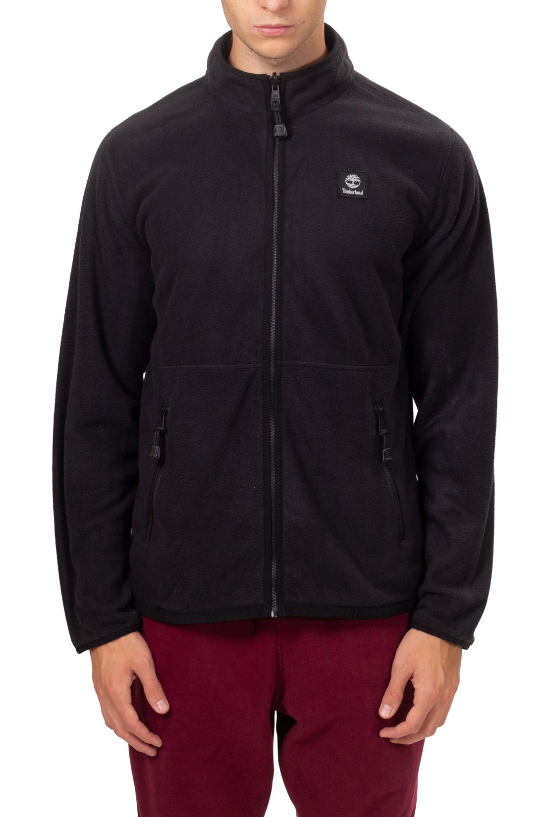TIMBERLAND - Men's logo fleece with zip fastening  - Size XL-3