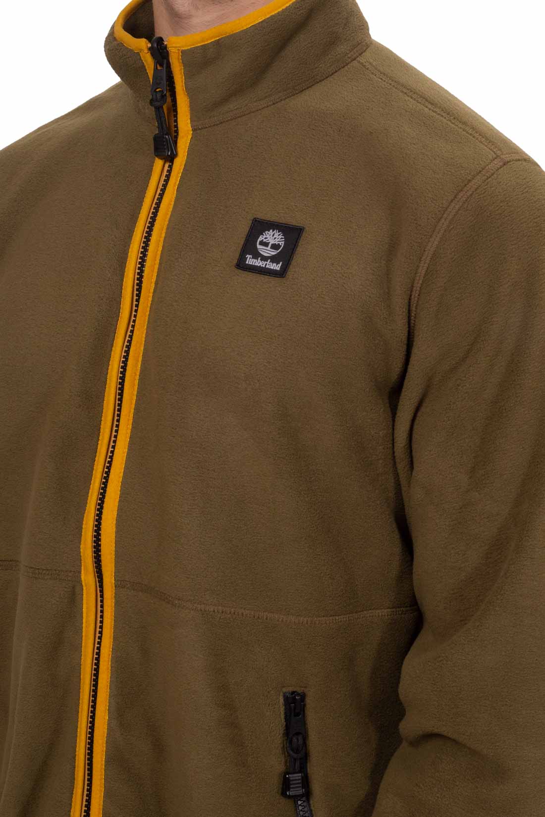 TIMBERLAND - Men's logo fleece with zip fastening  - Size XL-16
