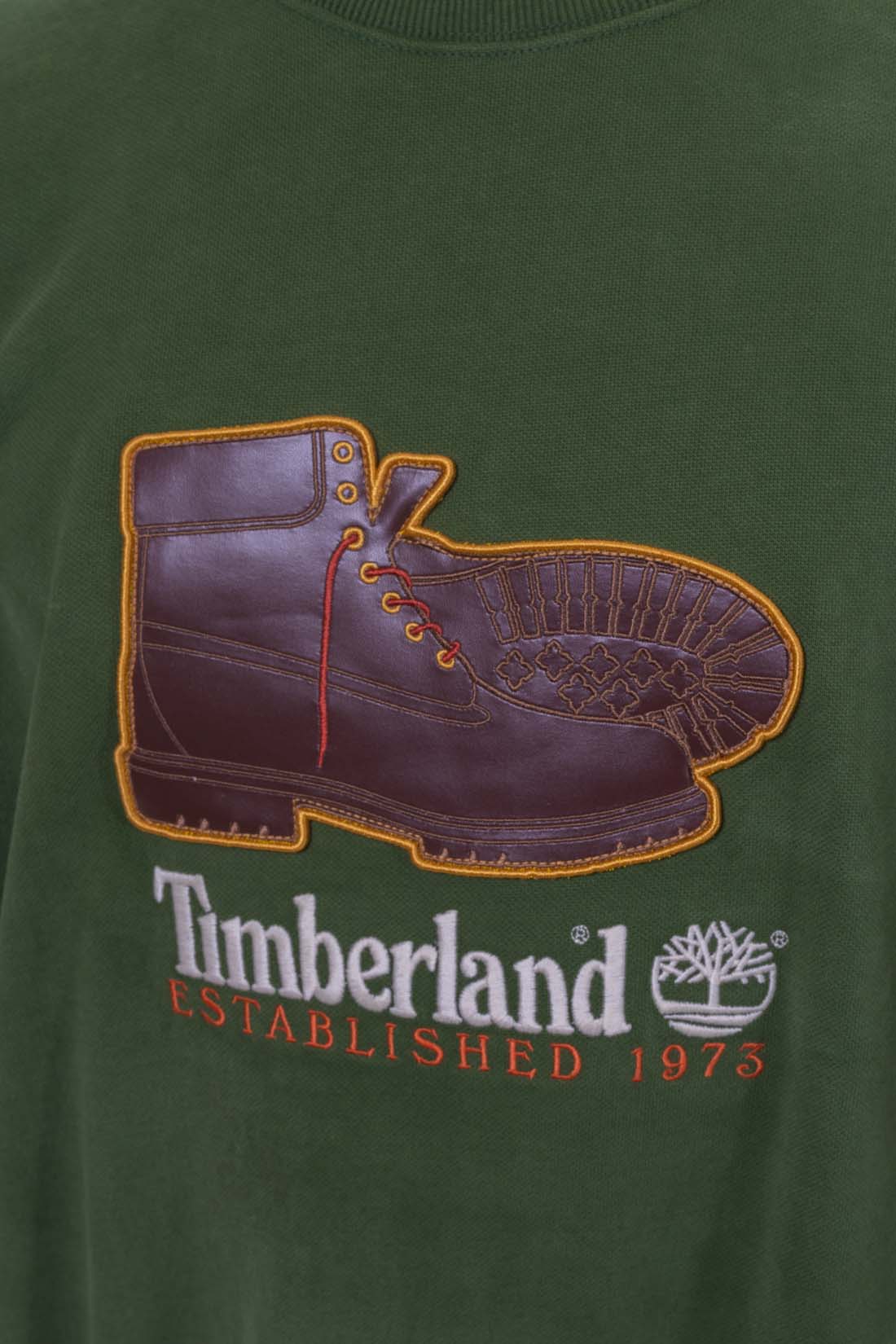 TIMBERLAND - Men's winter sweatshirt with iconic boot patch-8