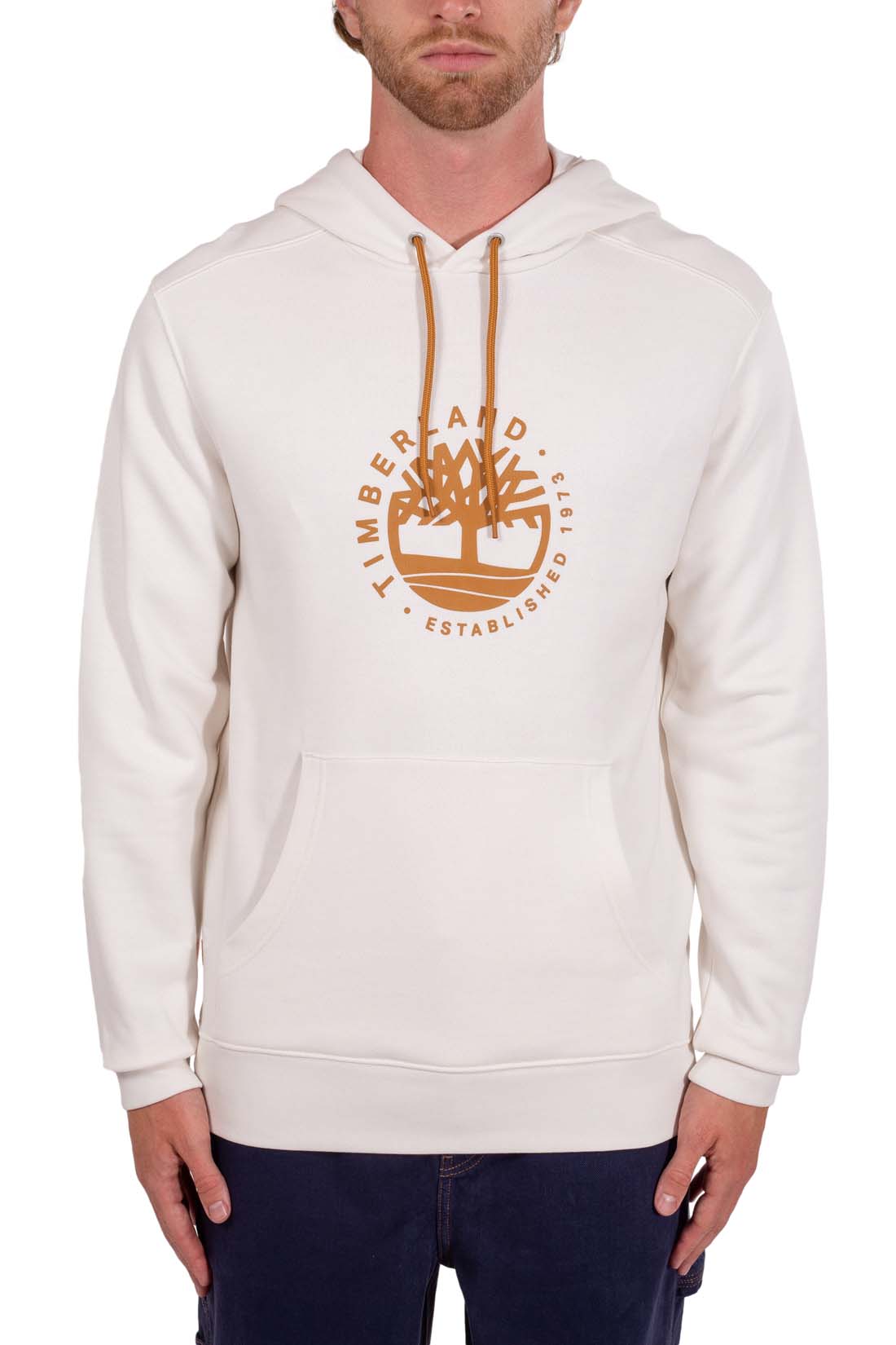 TIMBERLAND - Men's regular hoodie with printed logo-9