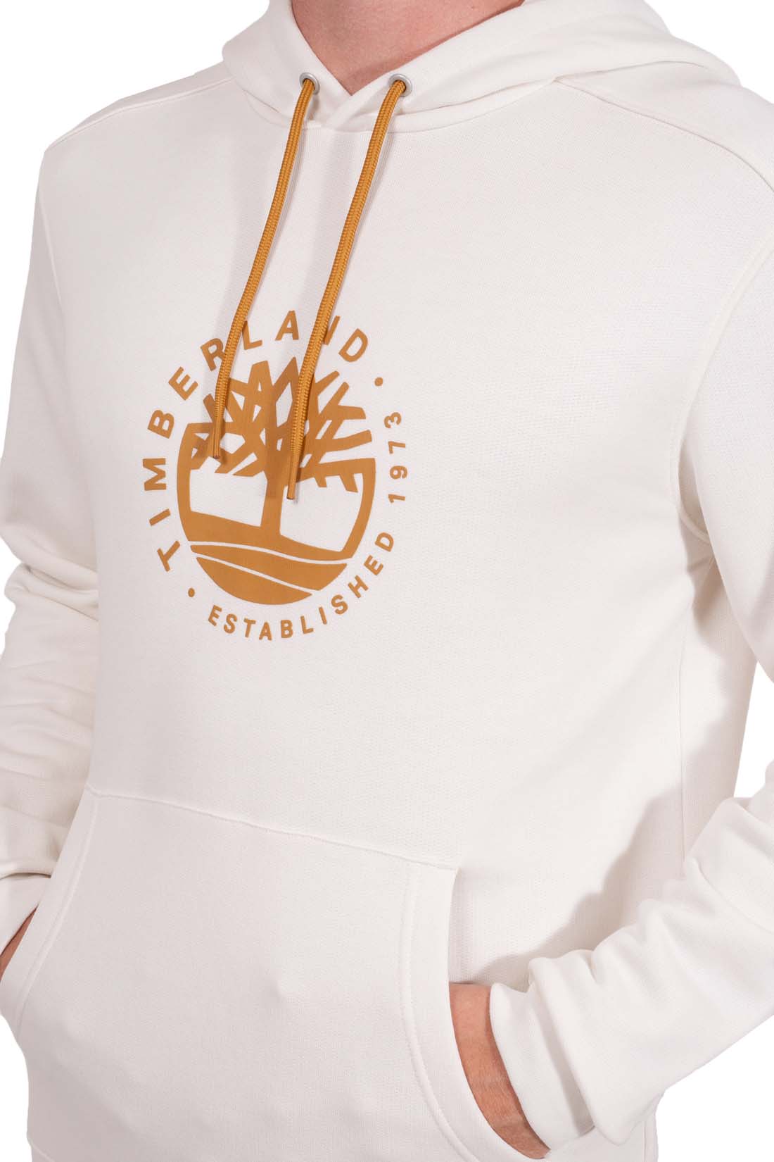 TIMBERLAND - Men's regular hoodie with printed logo-0