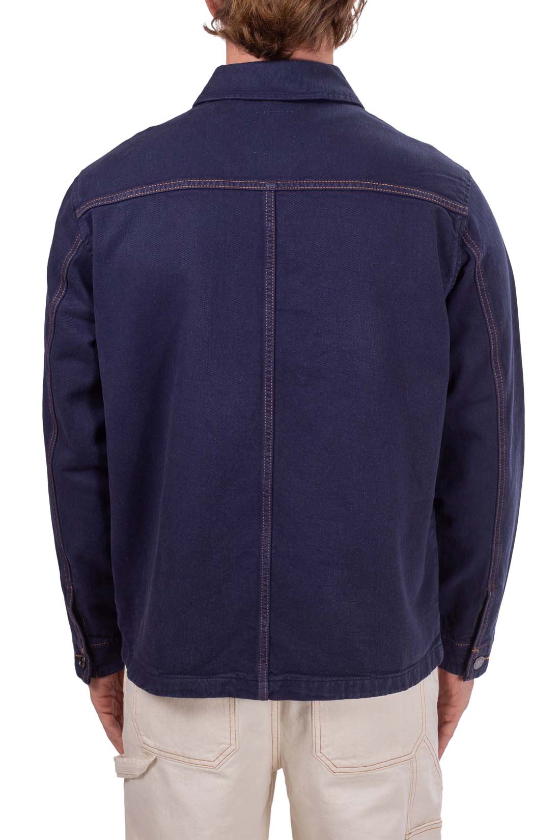 TIMBERLAND - Men's denim shirt jacket with logo-2