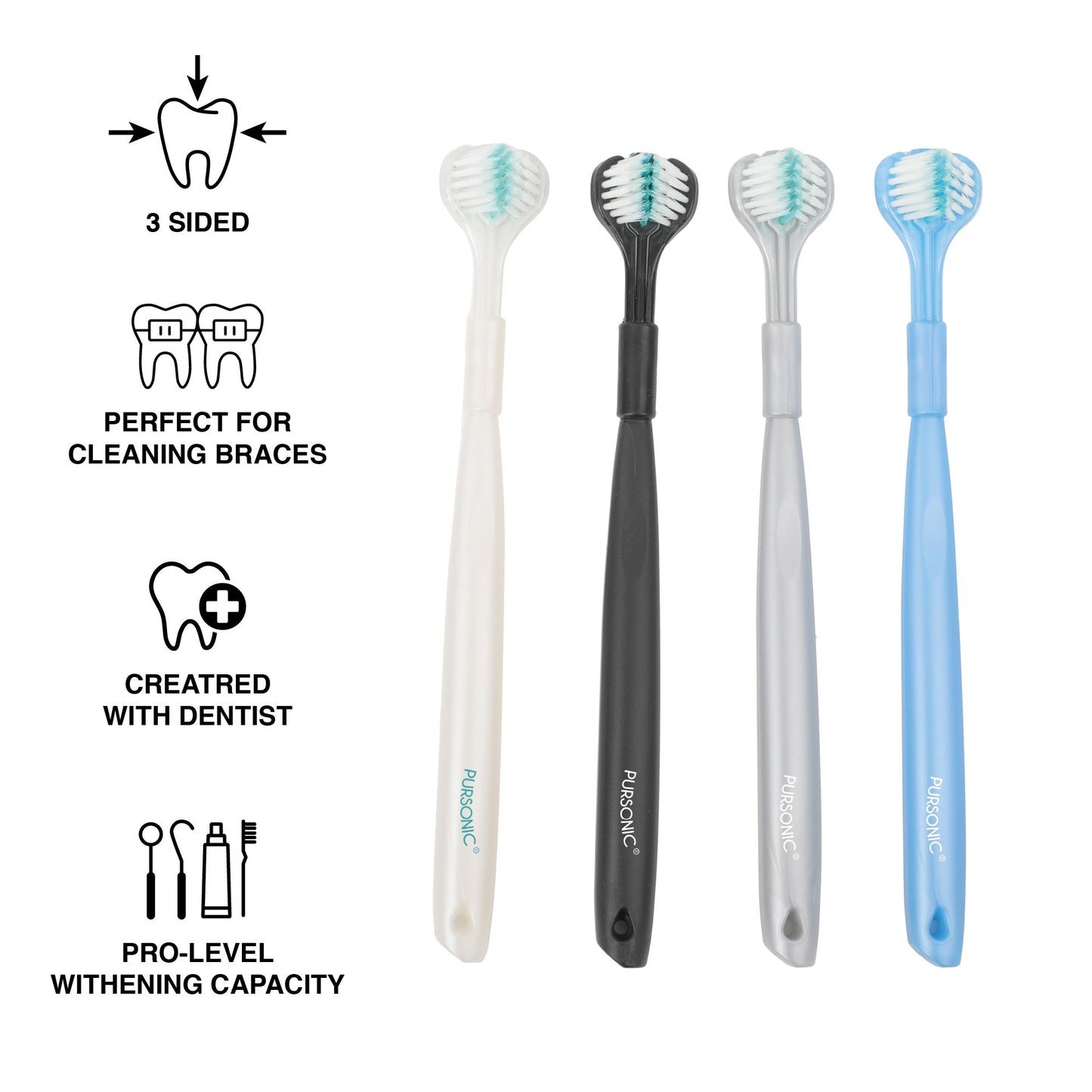 USB Rechargeable Water Flosser & 3D Advanced Tech Toothbrush Set-1
