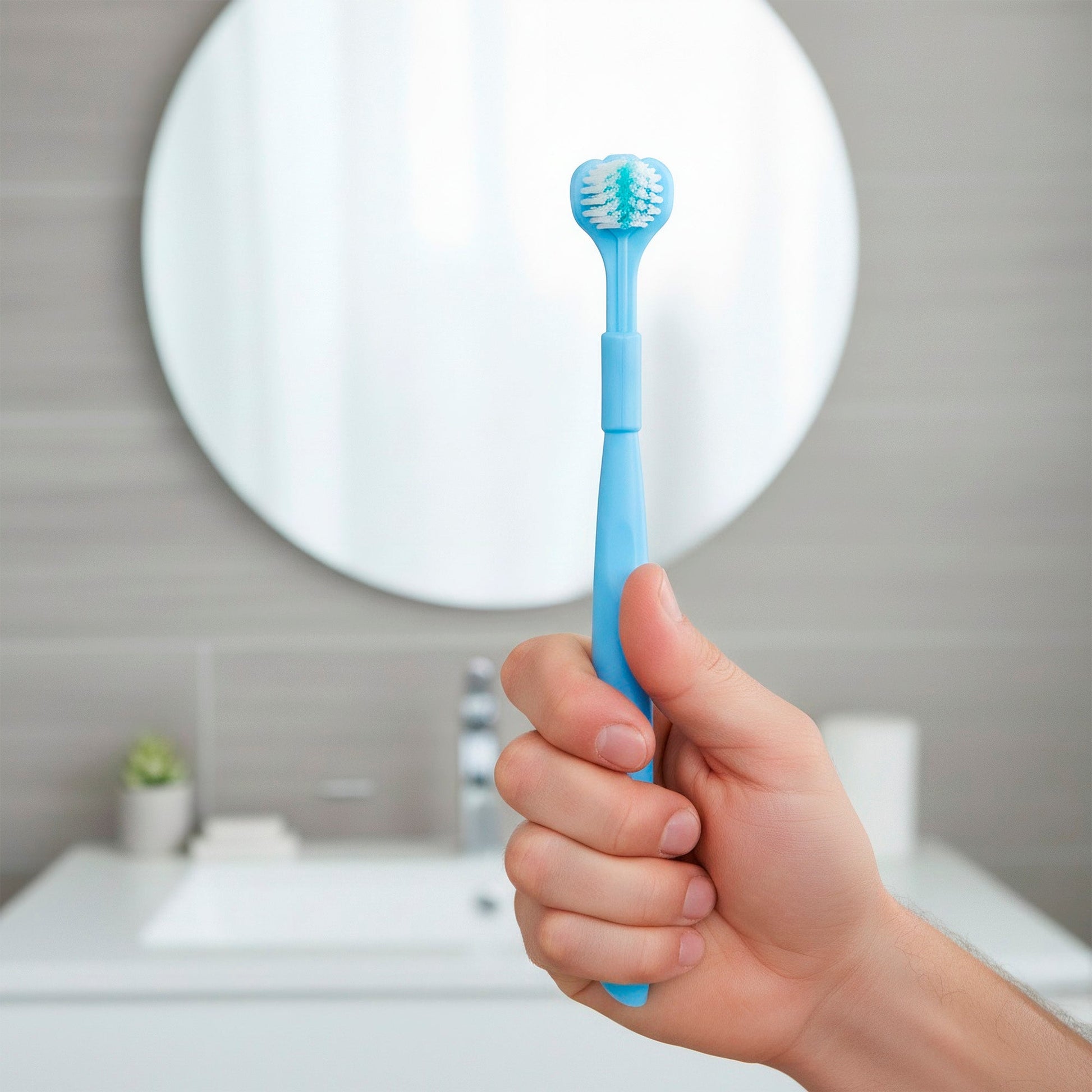 USB Rechargeable Water Flosser & 3D Advanced Tech Toothbrush Set-2