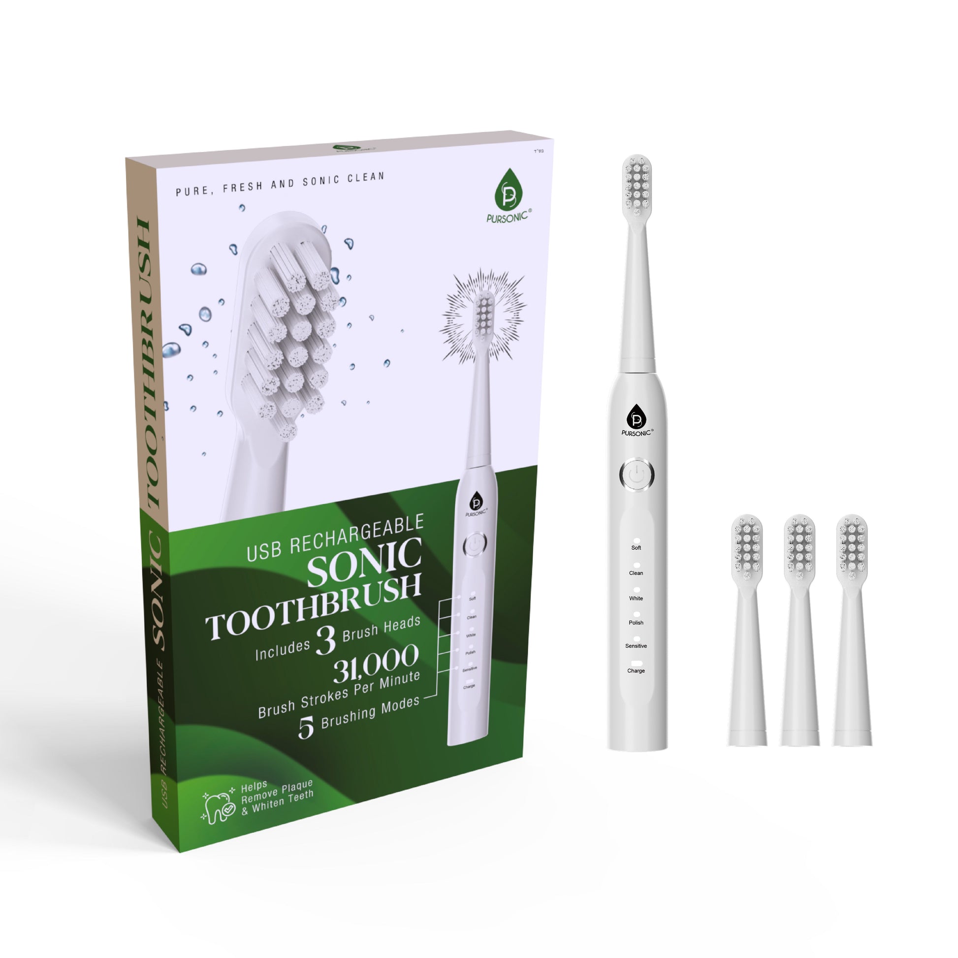 USB Rechargeable Electric Toothbrush-0