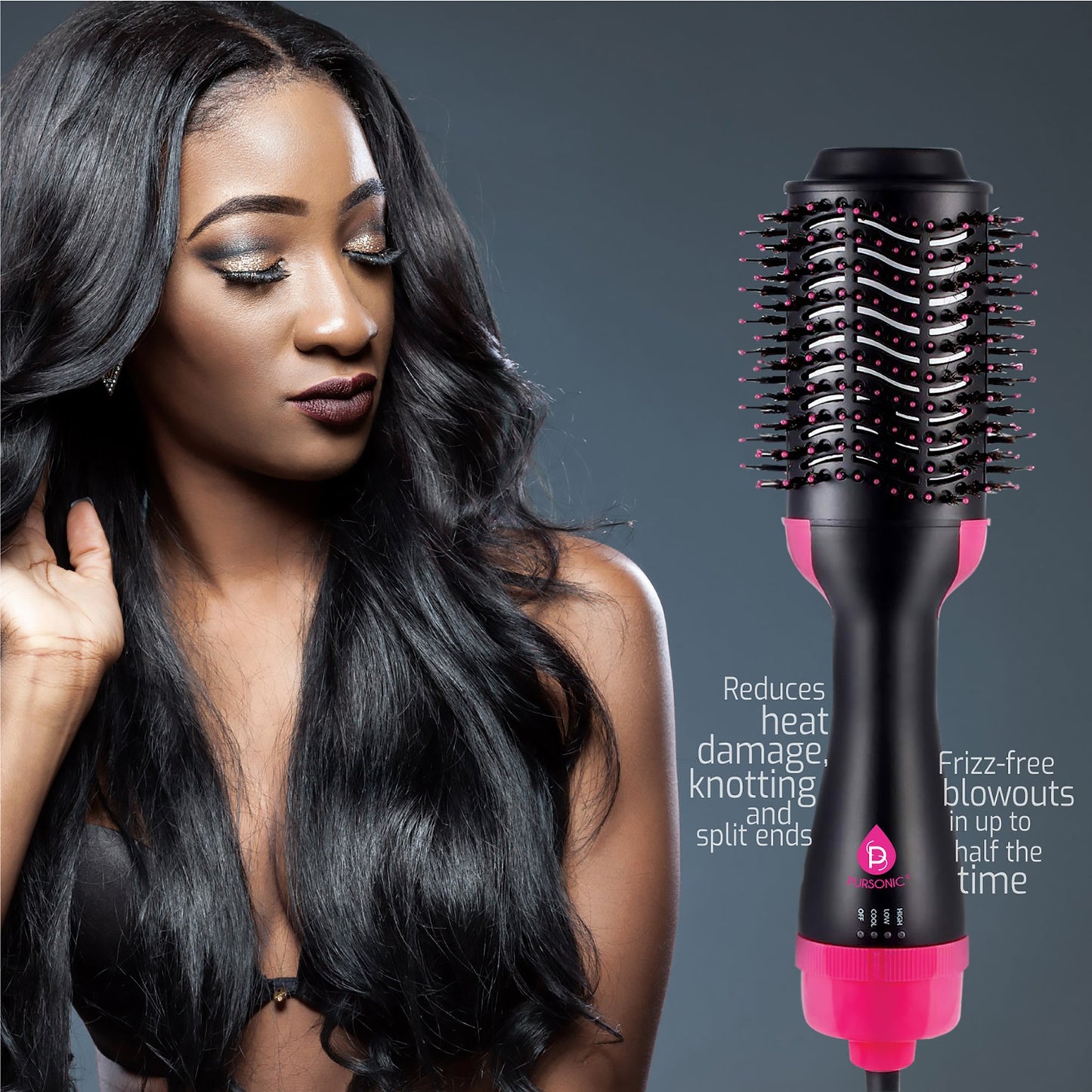 One Step Hair Dryer & Volumizer Brush-4