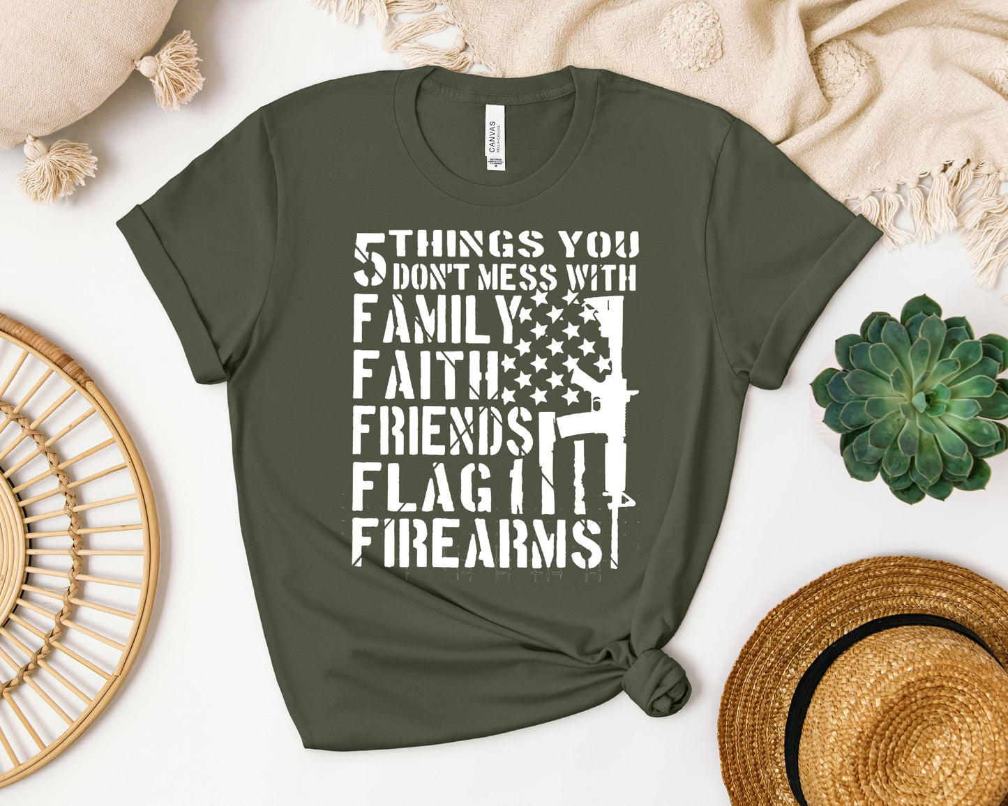 5 Things You Don't Mess With Graphic Tee