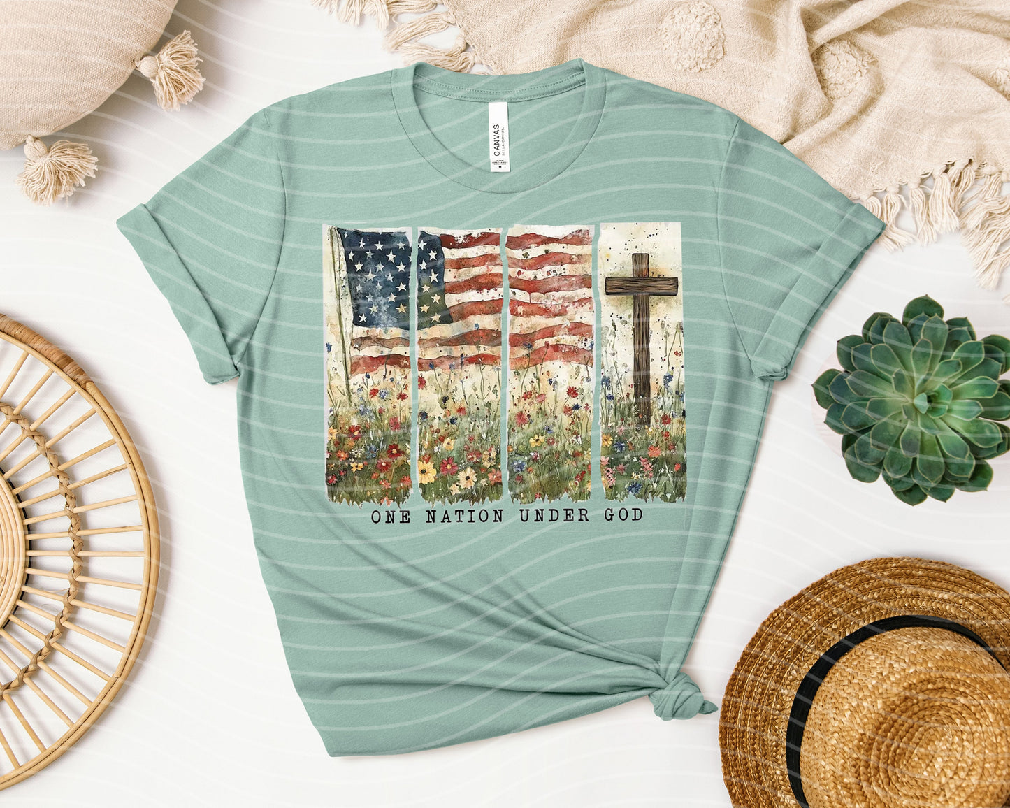 One Nation Under God Graphic Tee