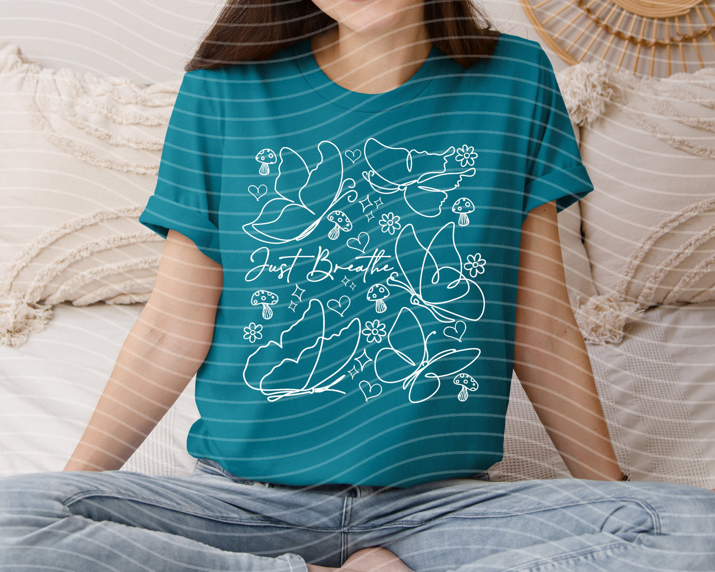 Just Breathe Graphic Tee