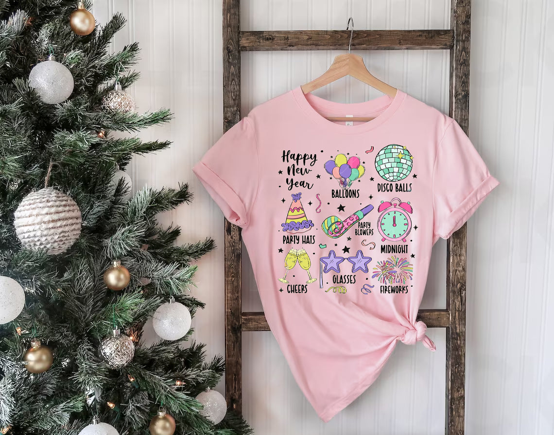 Happy New Year Graphic Tee