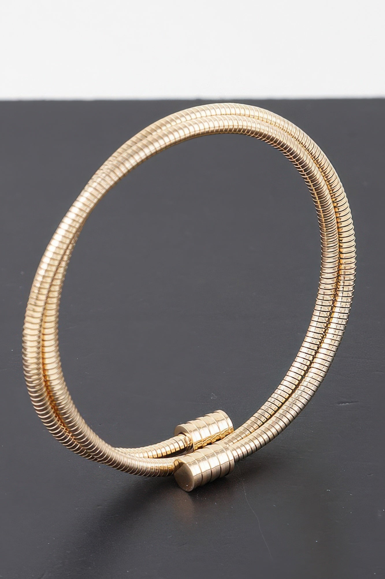 THE HIGHLINE Coil Wrapped Statement Bracelet: BYMANYC ® New York-2