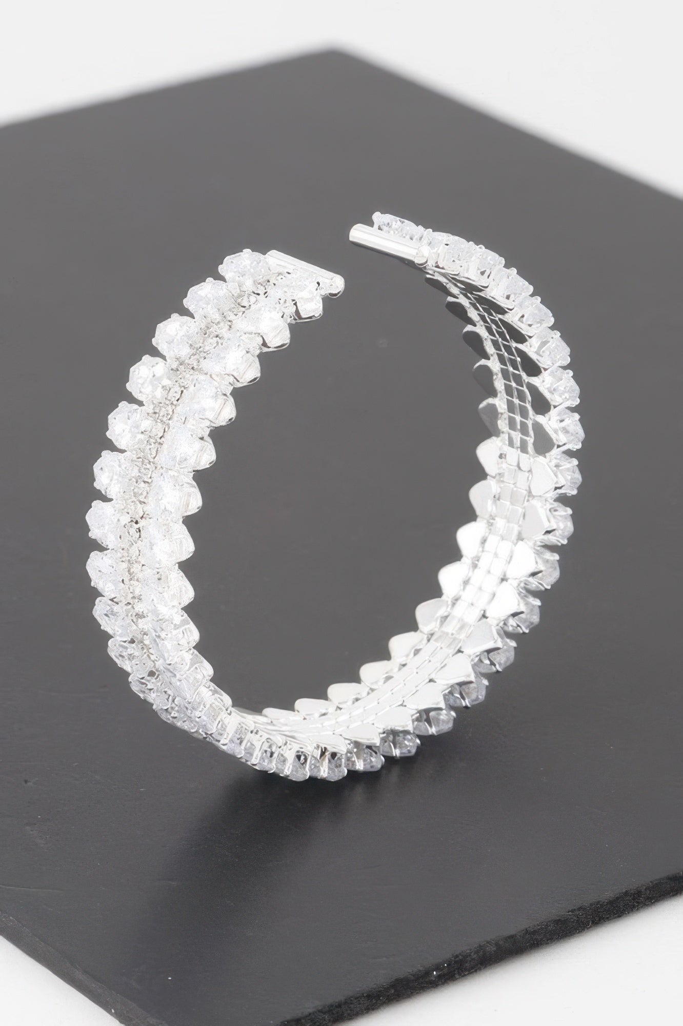 THE VESSEL Double Jeweled Cuff Bracelet: NYFW BYMANYC ® New York-3