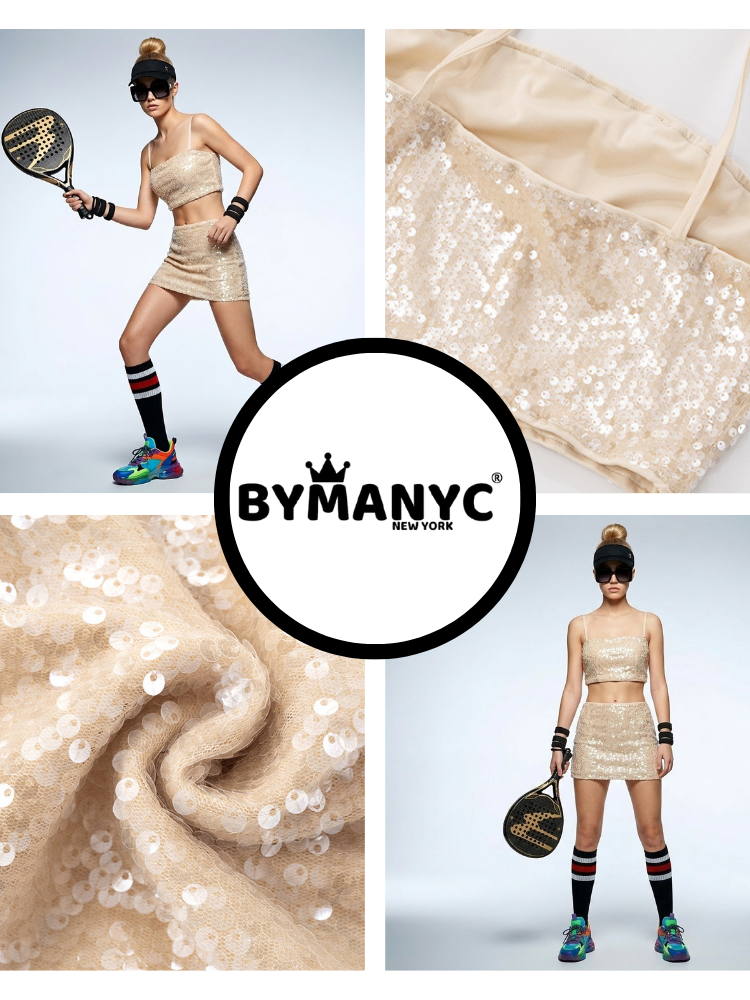 TIMES SQUARE Sequin Top & Skirt Set Prêt-à-Porter BYMANYC ® New York-2