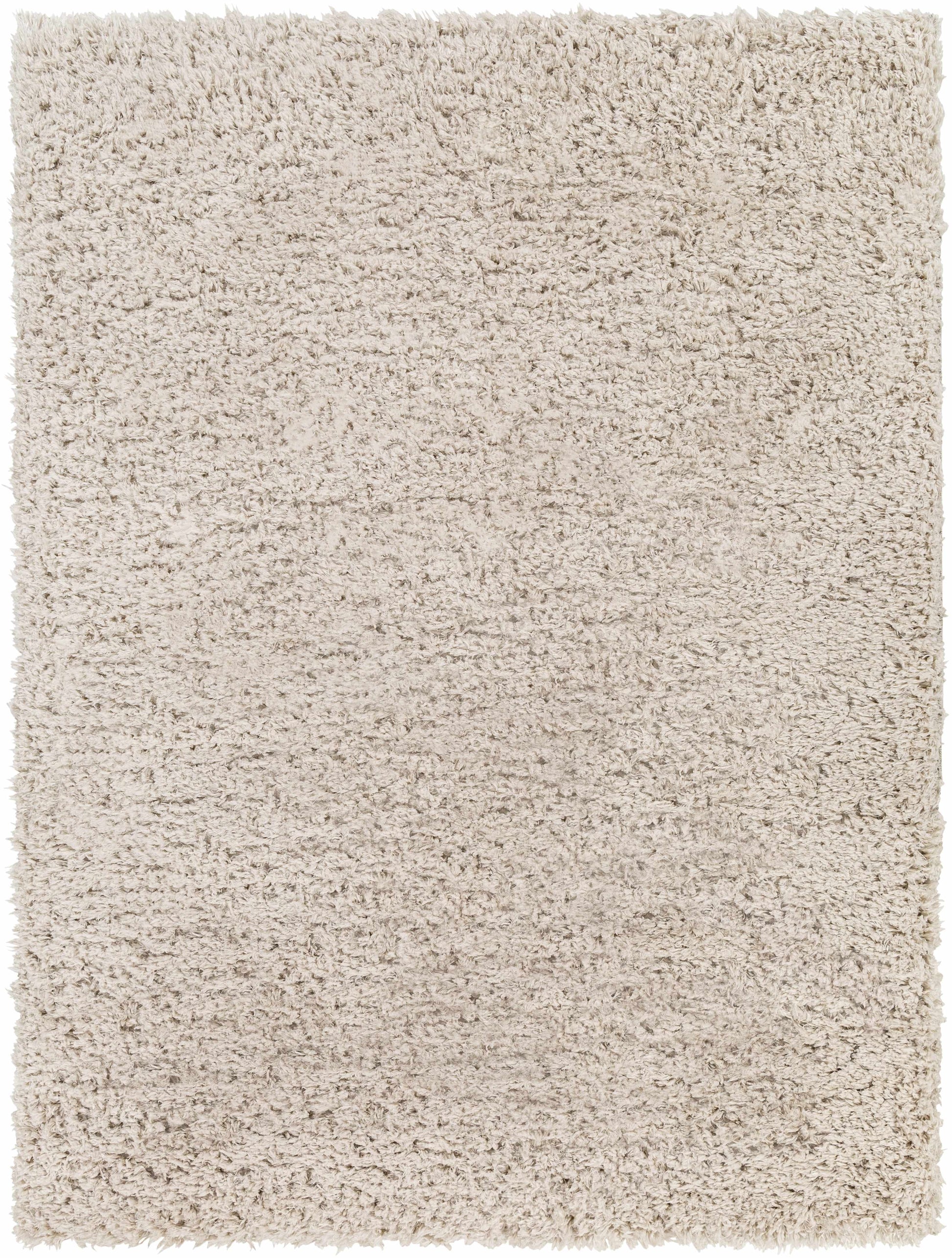 Siari Solid Oatmeal Shag Rug-0