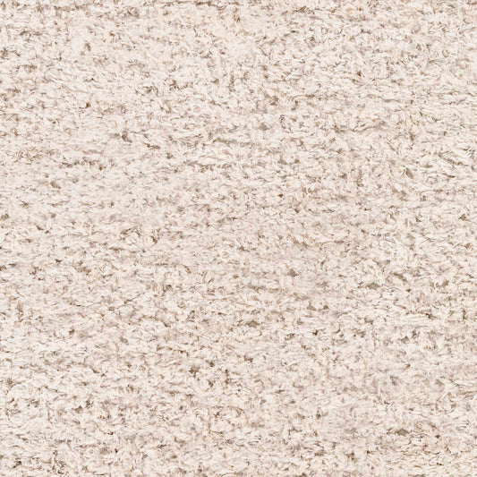 Sample Siari Solid Oatmeal Shag Rug-0
