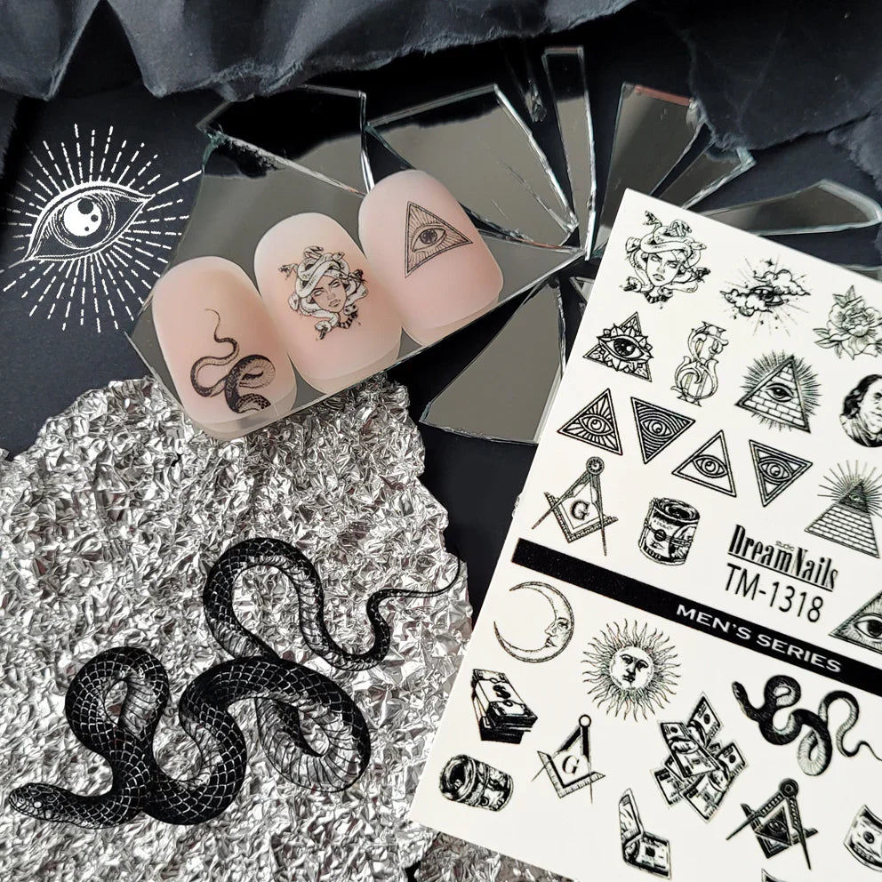 TM-1318 Nail Decal 2D-0