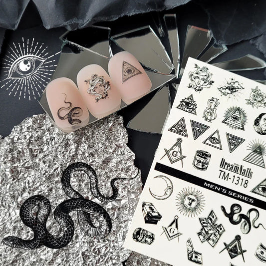TM-1318 Nail Decal 2D-0