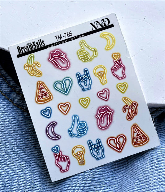 TM-766 NAIL DECAL 2D-0