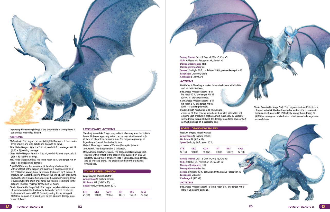 Tome of Beasts II (Hardcover) (5E)